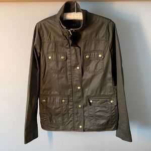 J.Crew Downtown Waxed Cotton Field Jacket